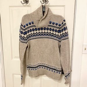 AEO athletic fit cowl neck sweater